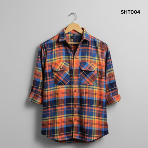 Men's Winter Flannel Full Sleeve shacket Shirt SHT004