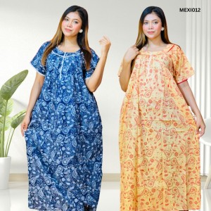 Nokshi Print Cotton Maxi Combo ( Set of two ) MEXI012