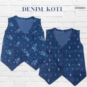 Denim Koti Set of Two DNM001