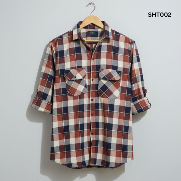 Men's Winter Flannel Full Sleeve shacket Shirt SHT002