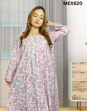 Premium Qulaity Full Sleeve Linen Maxi MEX620