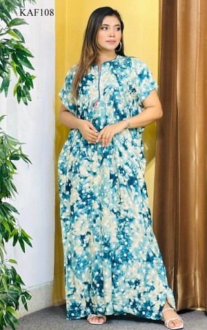 China Linen Kaftan Maxi  KAF108